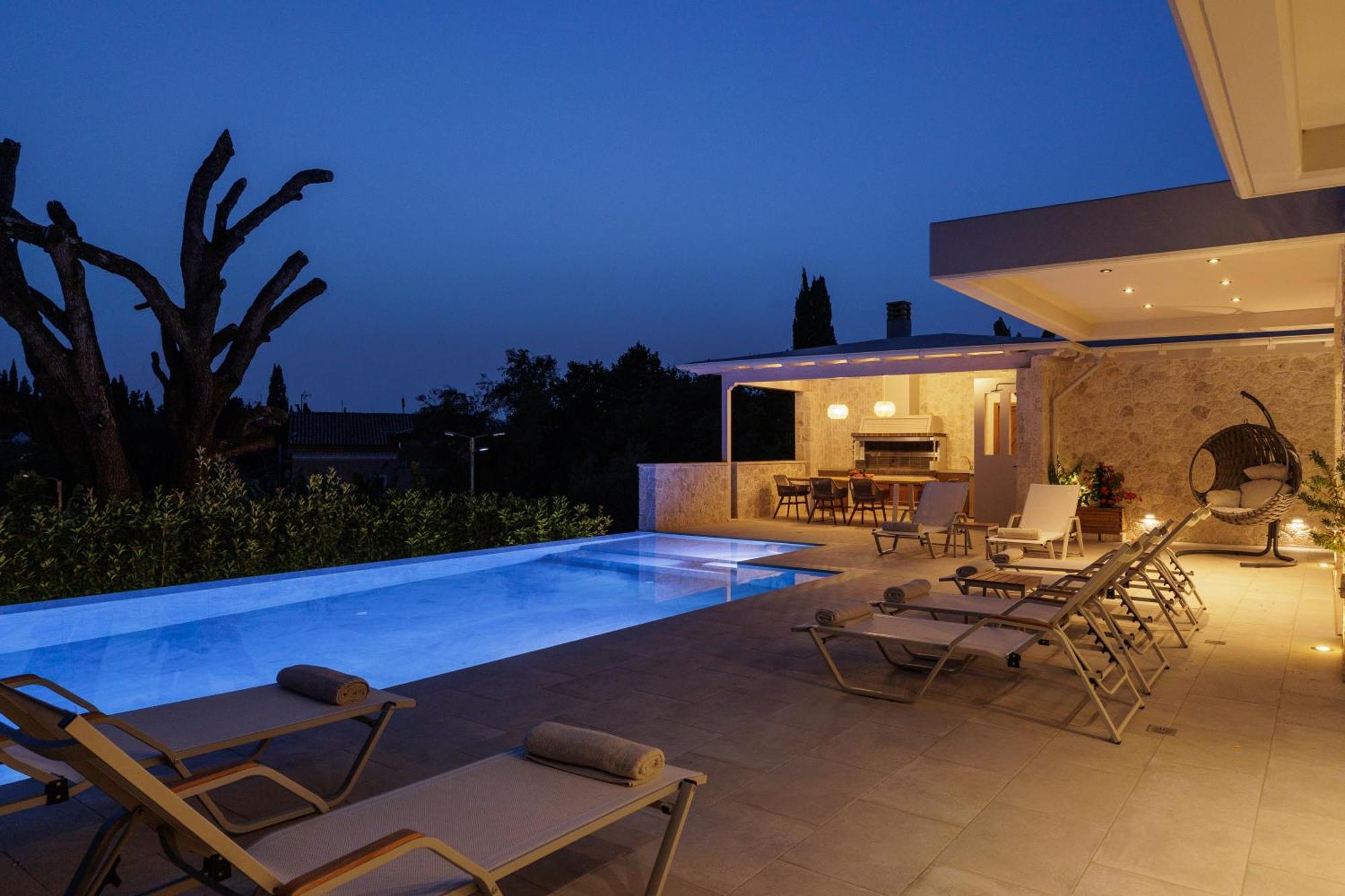 My Mediterranean Corfu Luxury Villa With Private Swimming Pool Kontokali Zewnętrze zdjęcie