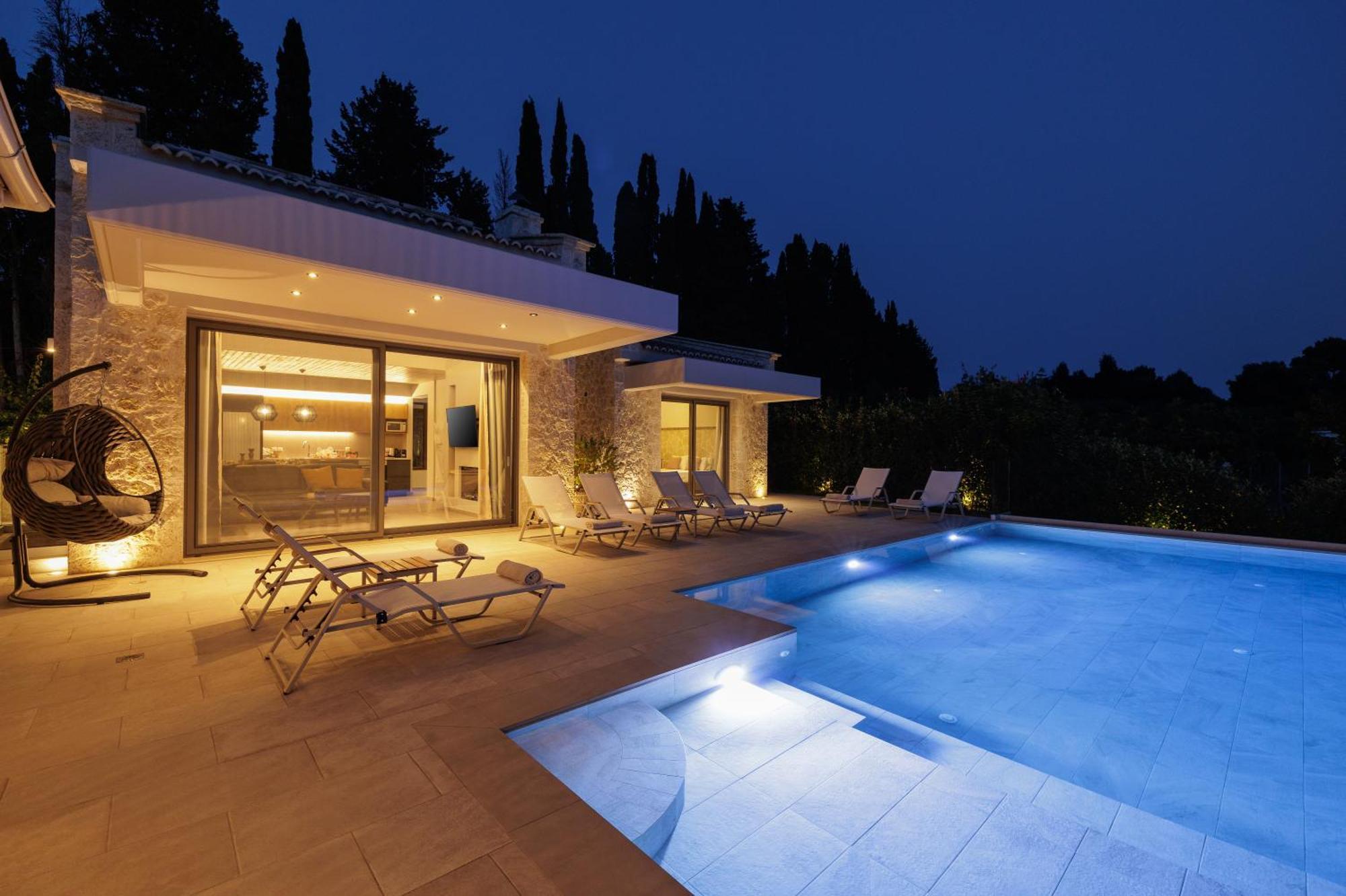 My Mediterranean Corfu Luxury Villa With Private Swimming Pool Kontokali Zewnętrze zdjęcie