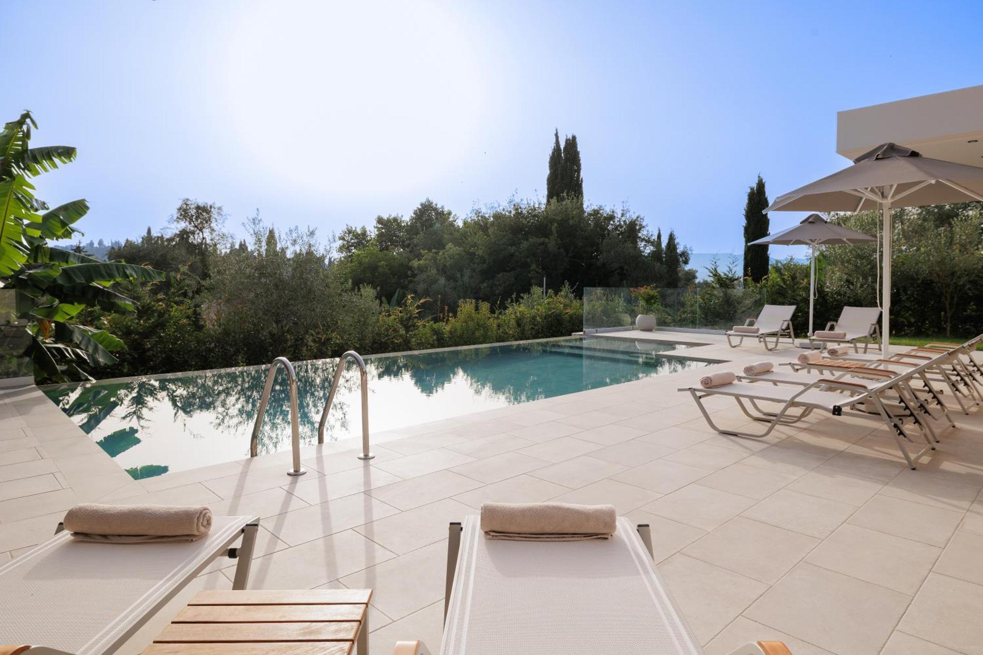 My Mediterranean Corfu Luxury Villa With Private Swimming Pool Kontokali Zewnętrze zdjęcie